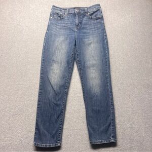 Banana Republic Women’s High Rise Slim Straight Jeans Blue Stretch size 6